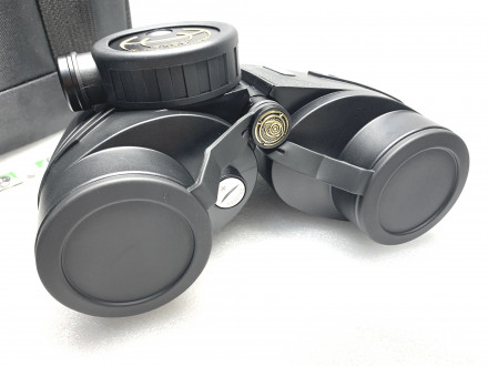 Бинокль ENJEY 7X50 оптика В4, азот, компас со стабилизацией, ночная подсветка, дальномер
