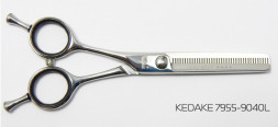 Ножницы филировочные KEDAKE DN 0690-7955-9040L, 5.5&quot; для левшей